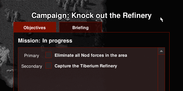 Tiberian Sun progress