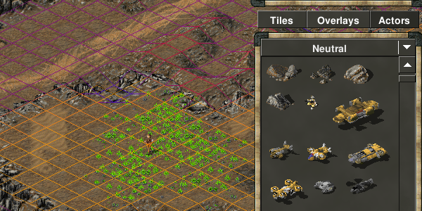 Tiberian Sun in-game map editor