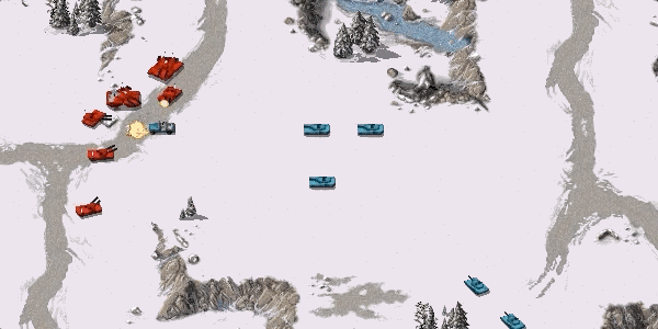 Tanks targeting while moving